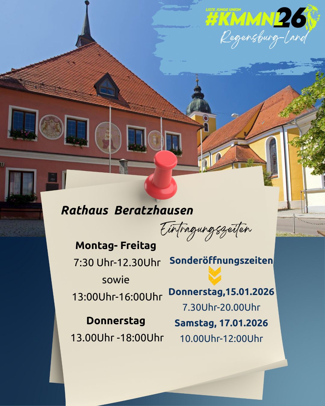 Sonderöffnungszeiten Rathaus 3