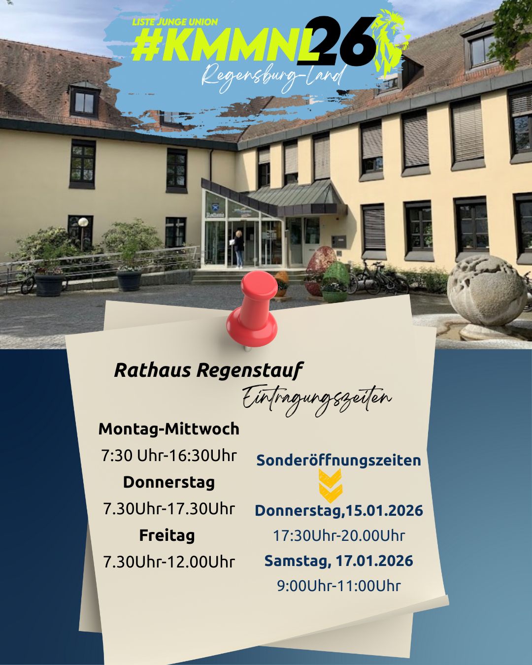 Sonderöffnungszeiten Rathaus 4